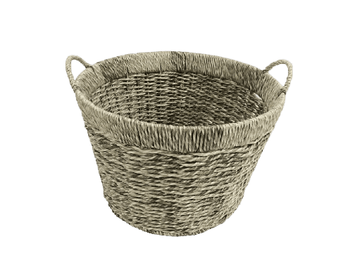Ultimate PE Resin Storage Basket with Collapsible Handles